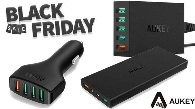 Amazon: Smartphone-Zubehör von Aukey stark reduziert – Quick-Charge-Ladegeräte, Powerbanks und mehr