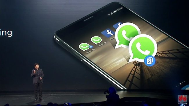 Huawei Mate 9 WhatsApp Facebook