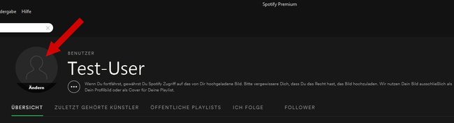 Spotify Profilbild ändern