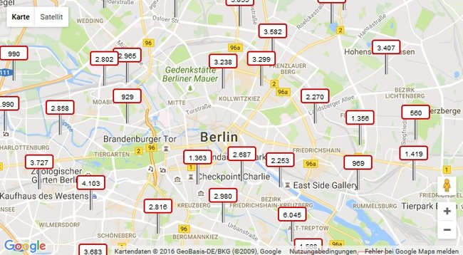 Nicht überall ist die Abdeckung so gut, wie in Berlin.