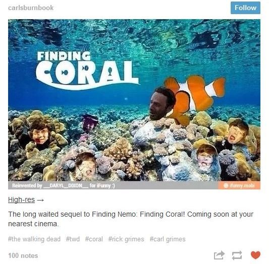 Walking Dead Coral Meme