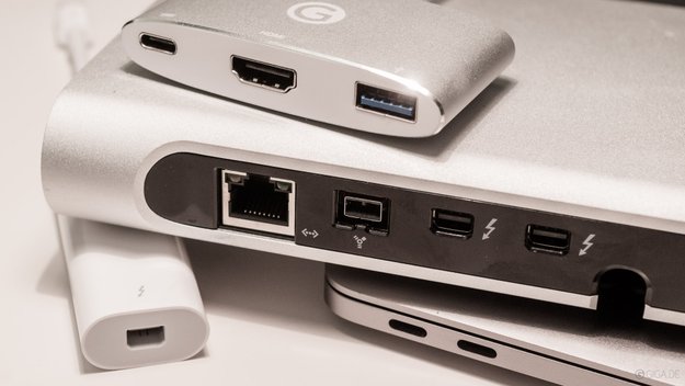 Wichtiges Zubehör und Adapter mit USB C für MacBook Pro 2016 und MacBook