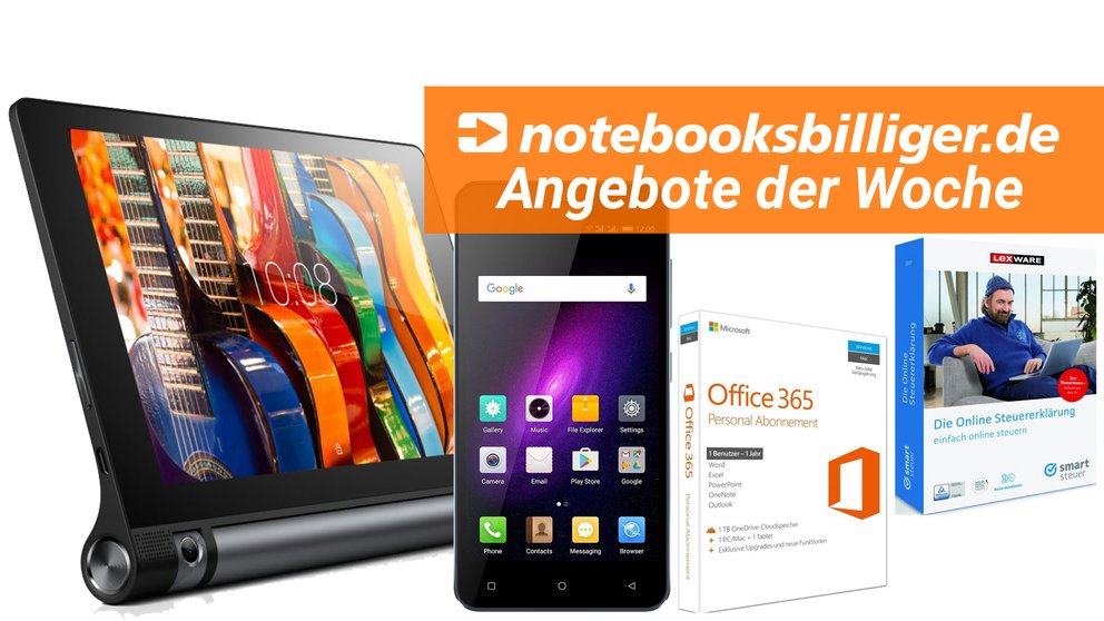 notebooksbilliger.de Angebote der Woche: Bis zu 58 % Ersparnis + zusätzlich 5 % Rabatt auf alles