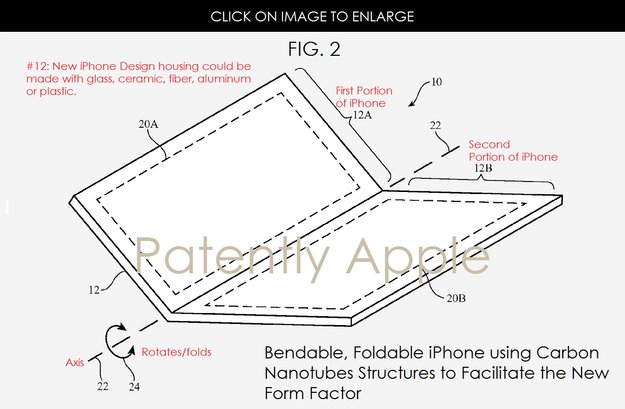 Apple-Patent beschreibt Klapp-iPhone oder faltbares MacBook-Display