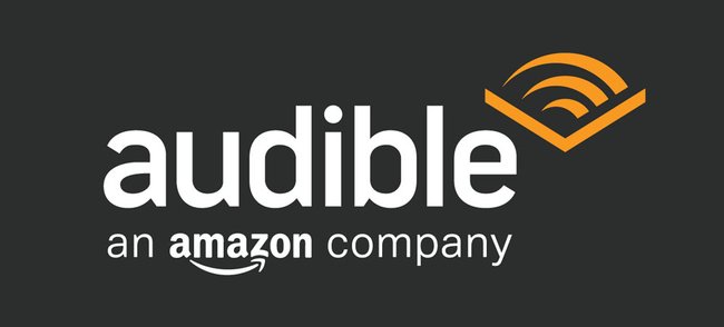 Audible-Logo in Schwarz
