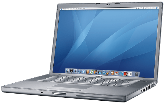 Das erste Macbook Pro von 2006. (Quelle: Apple)