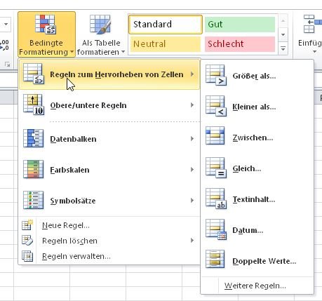 excel-zellen-vergleichen-bedingte-formatierung-bedingungen