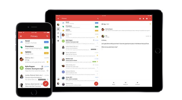 Neuer Look: Gmail für iOS sieht jetzt aus wie eine Android-App