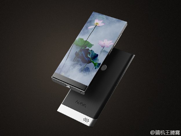 Nubia: Konzept-Smartphone mit randlosem Display und Slider-Mechanismus