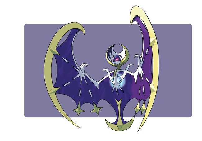 Lunala ist ein Mix aus Fledermaus und Mond.