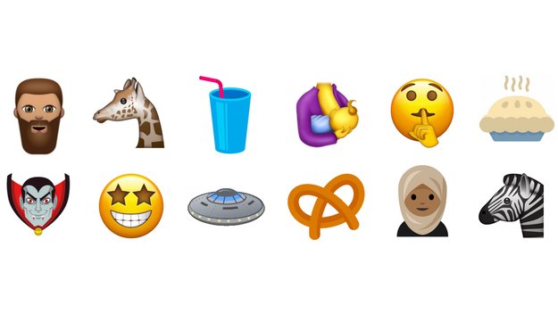 Hipsterbart, UFO und T-Rex – diese Emojis kommen 2017