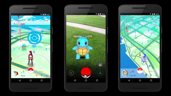Das waren die ersten offiziell veröffentlichten Screenshots zu Pokémon GO.