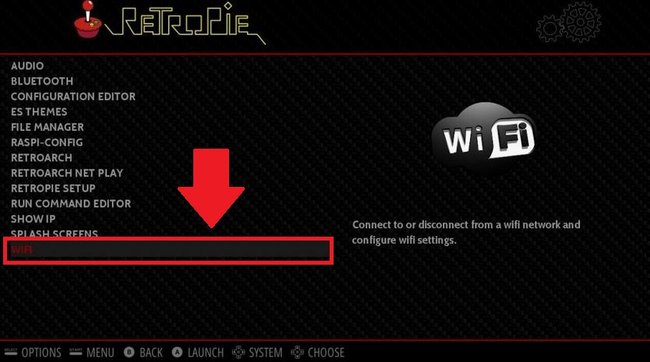 RetroPie Wifi