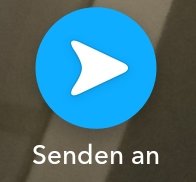 Snapchat Senden an Button