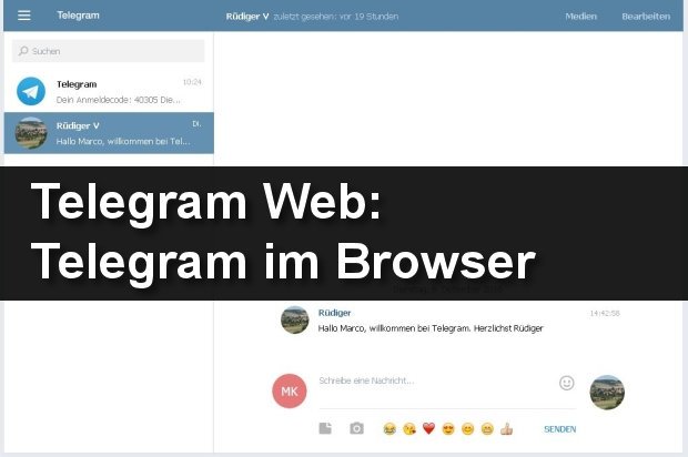 Telegram Web: Telegram im Browser nutzen