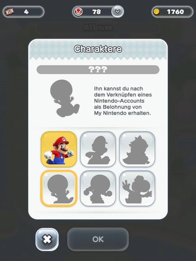 Super Mario Run Toad freischalten