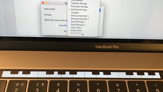 Touch Bar Piano verwandelt MacBook Pro zum Musikinstrument