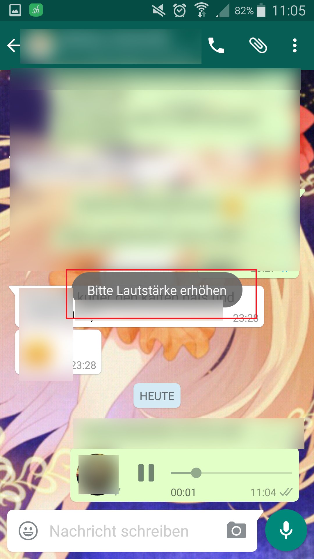 WhatsApp Sprachnachricht zu leise was tun?