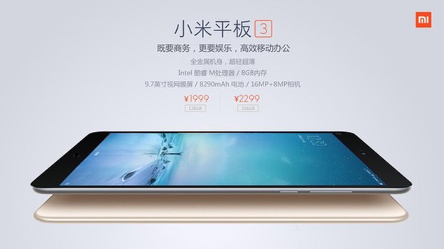 Zum Knallerpreis: Xiaomi Mi Pad 3 mit 9,7-Zoll-Display, Windows 10 und 8 GB RAM