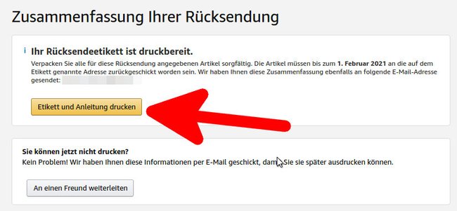 Amazon-Rücksendung mit Etikett – so klappt die Retoure