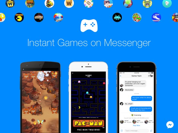 Facebook Messenger jetzt mit integrierten Spielen