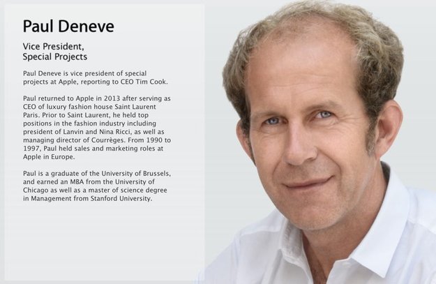 Wechsel im Apple-Watch-Management: Paul Deneve mit neuem Chef, Matsuoka geht