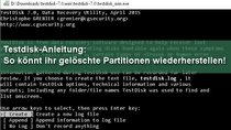 Testdisk-Anleitung: Partitionen wiederherstellen