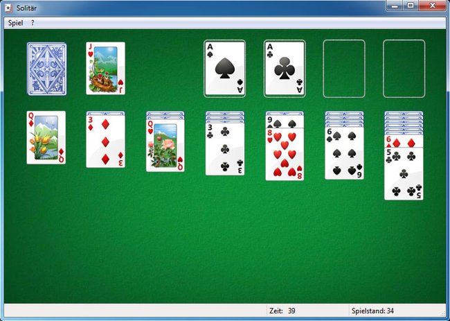 Solitär wurde wohl an so manchem Arbeitsplatz gespielt. (Bildquelle: GIGA)