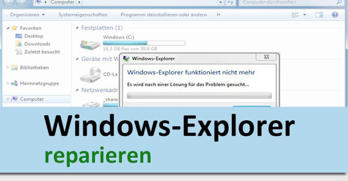 Windows Explorer Reparieren Vista