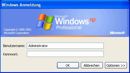 Windows Xp Passwort Vergessen