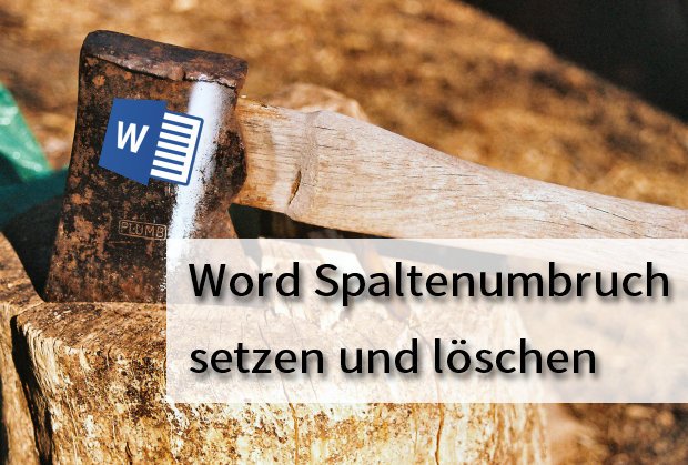 In Word einen Spaltenumbruch einfügen