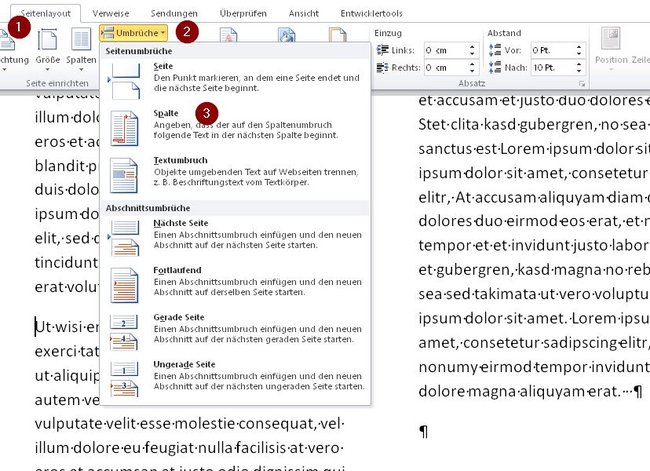 word-spaltenumbruch-seitenlayout