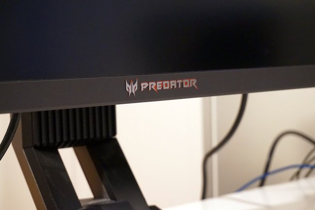 Der Monitor gehört zur Predator-Serie – wer hätte es gedacht?