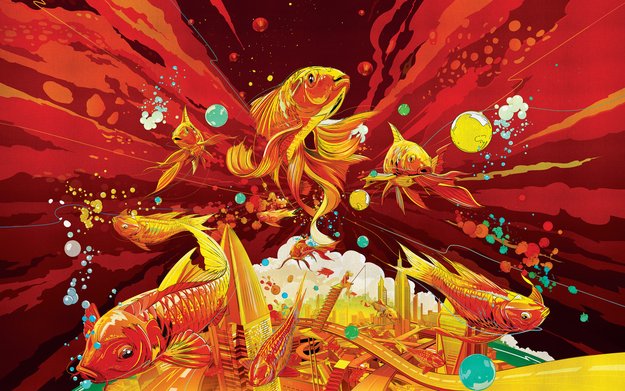 Chinesisches Neujahr: Apple bietet gezeichnete Desktop-Hintergründe zum Download an