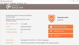 Ashampoo Backup 2016
