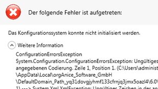 Lösung: Das Konfigurationssystem konnte nicht initialisiert werden (Windows-Fehler)