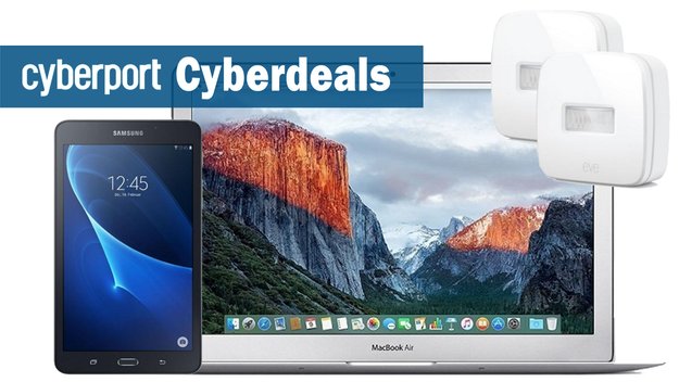 Cyberdeals: Apple MacBook Air i7, Galaxy Tab A 7.0, Elgato Eve Motion u.v.m. stark reduziert