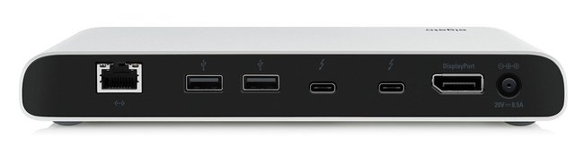 Rückseite des Elgato Thunderbolt 3 Docks