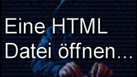 Eine HTML-Datei öffnen – verschiedene Methoden