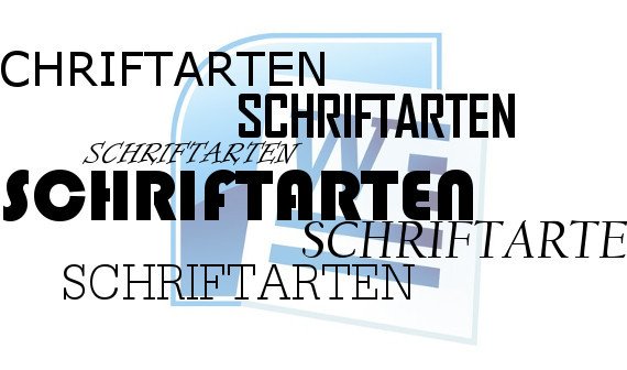 schriftarten