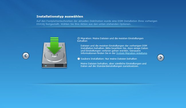 Wenn ihr "Migration" wählt, übernimmt das Ziel-NAS die Einstellungen des Quell-NAS. (Bildquelle: GIGA)