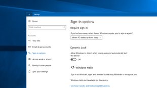 Windows 10: „Dynamic Lock“ sperrt PC bei Abwesenheit automatisch