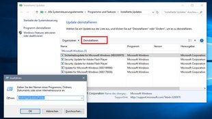 Windows: Einzelnes Update deinstallieren & rückgängig machen – so geht's