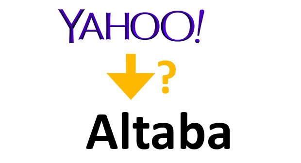 Altaba Bedeutung Warum Yahoo Umbenannt Wird