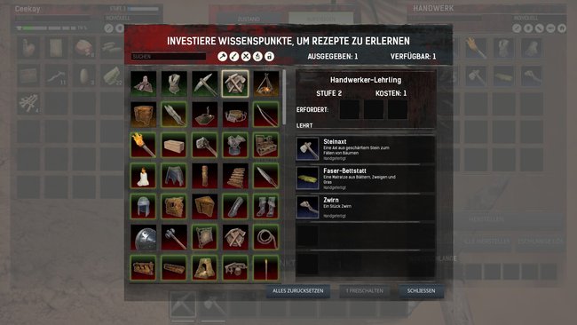 Conan Exiles Waffen Rezepte