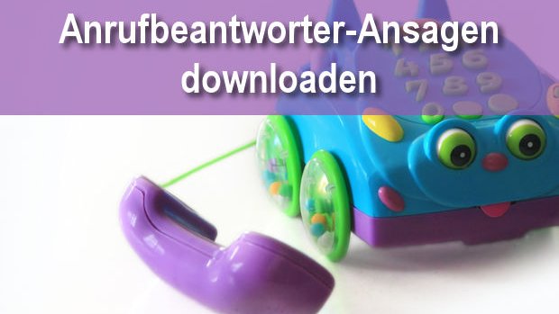 Coole AnrufbeantworterAnsagen zum Download oder selbst sprechen