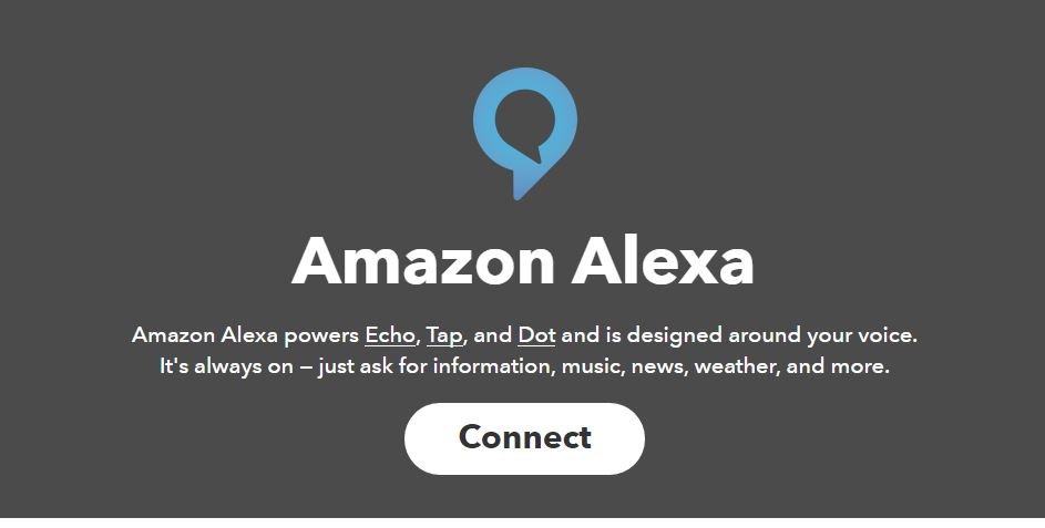 IFTTT Alexa verbinden