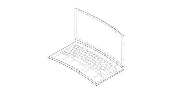 Intel plant gebogenes 2-in-1-Laptop mit Tastatur-Dock