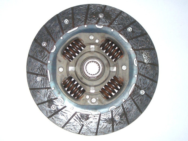 Clutch disc of a modern car Source: By M.james.  The original uploader was M.james at German Wikipedia (Self-photographed) [Public domain], via Wikimedia Commons