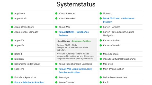Apple aktualisiert Design der Systemstatus-Übersicht